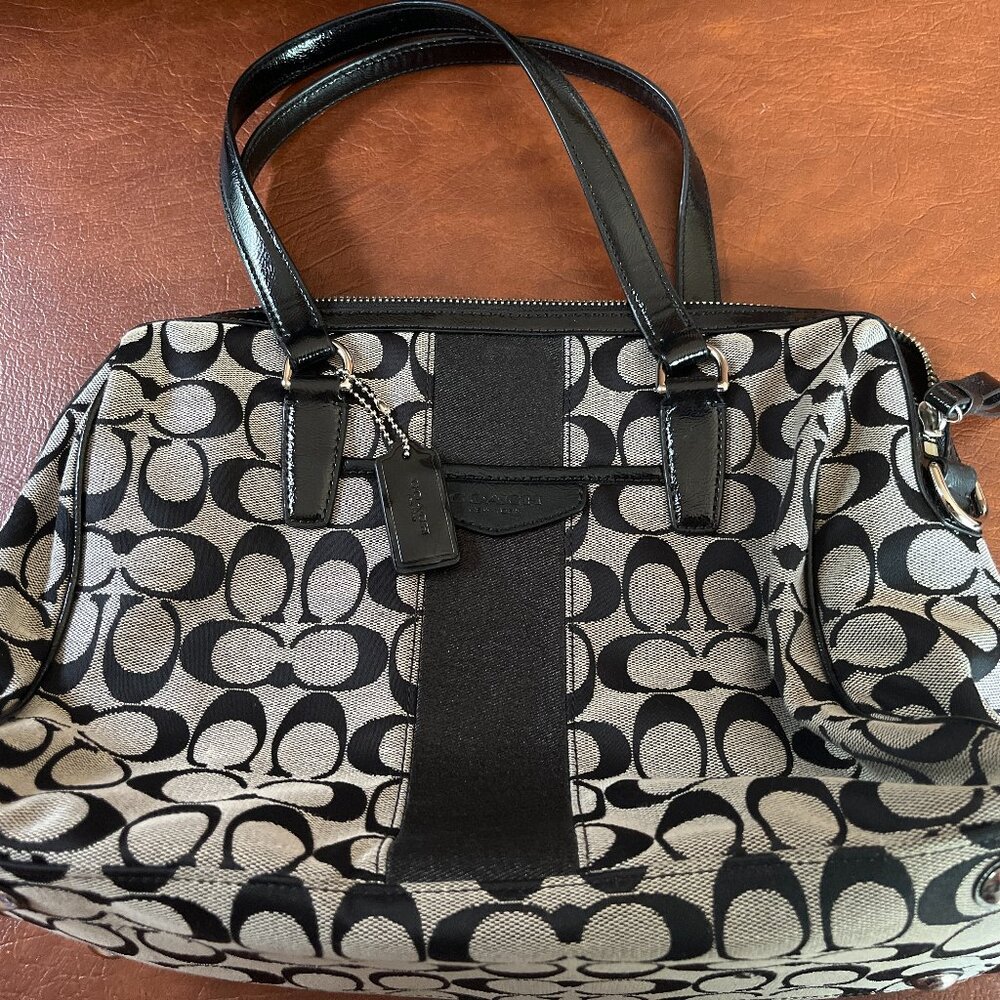 Vintage Coach Logo Handbag